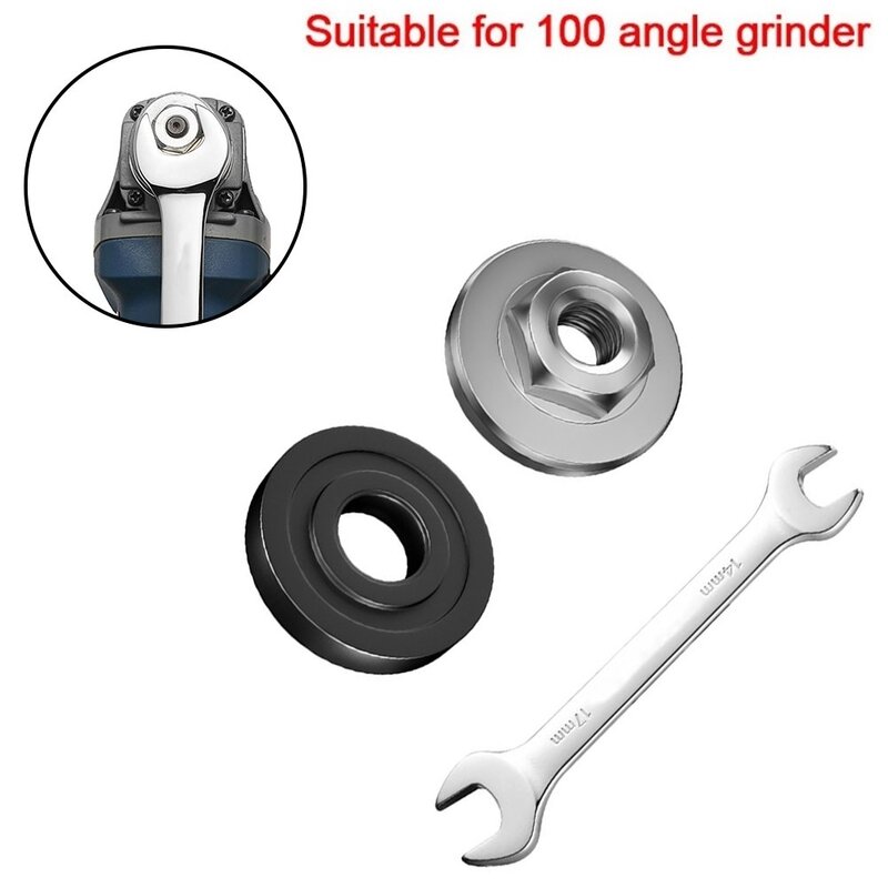 M10 Angle Grinder Nuts, 30mm Screw Thread, Porca de aço inoxidável para moedor de ângulo tipo 100, Acessórios para ferramentas elétricas, 1 Pc, 2 Pcs, 3 Pcs, 5Pcs