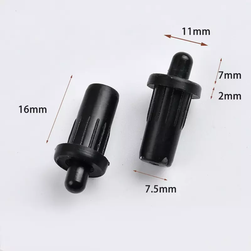 High Quality New Practical Spring Pins Repair Pin Shutter Louver White 8cm Holes Black For Door For Opening 7cm
