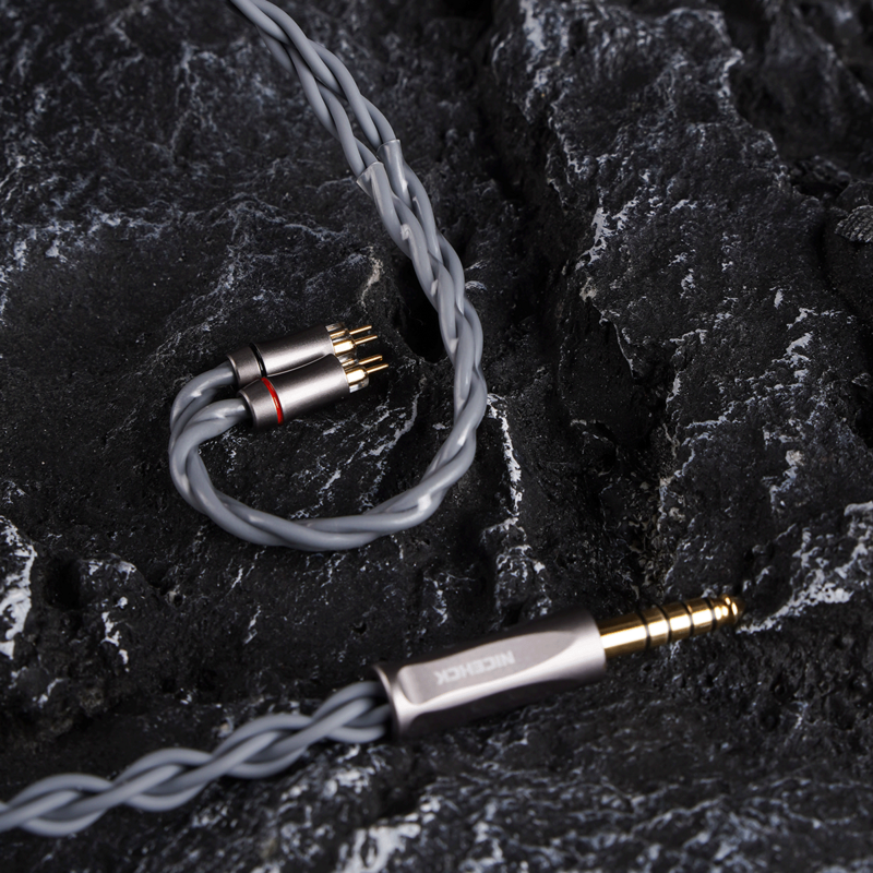 NiceHCK 1950saga Ultrapure wciśnięcie OCC MMCX/0.78 2-pinowe słuchawki douszne HiFi i je ulepszają kabel do monarchy Mk2 Magic One HIMALAYA