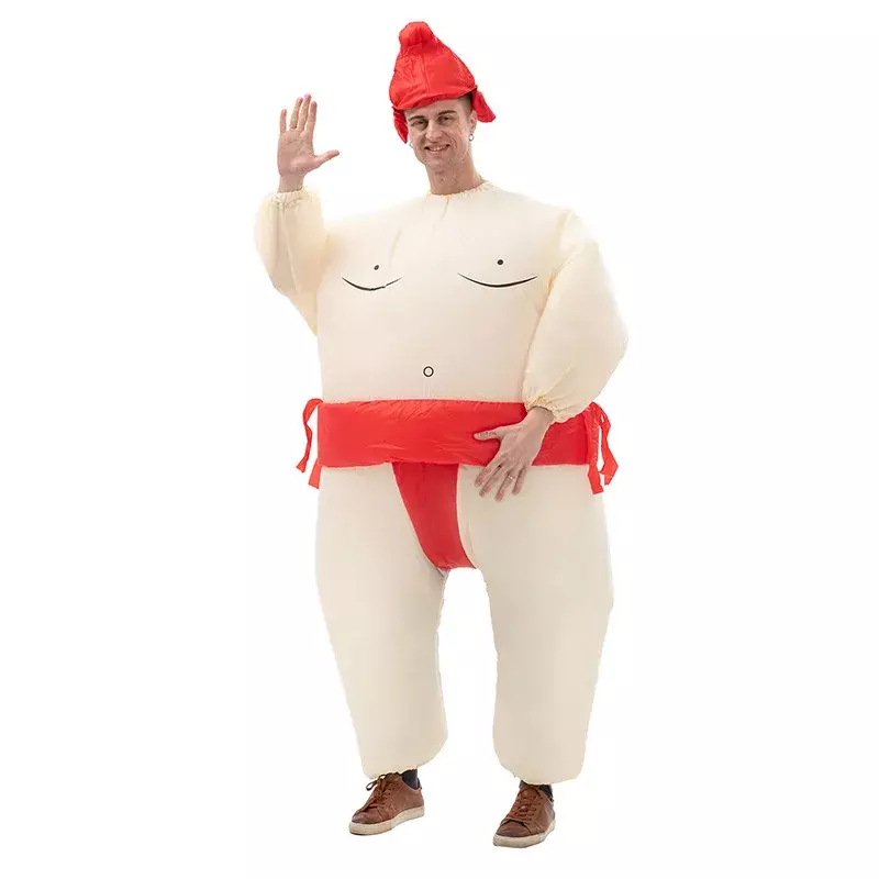 Adult Sumo nadmuchiwany kostium dzieci odzież karnawał Cosplay kostium imprezowy mężczyźni i kobiety Halloween zestaw na boże narodzenie