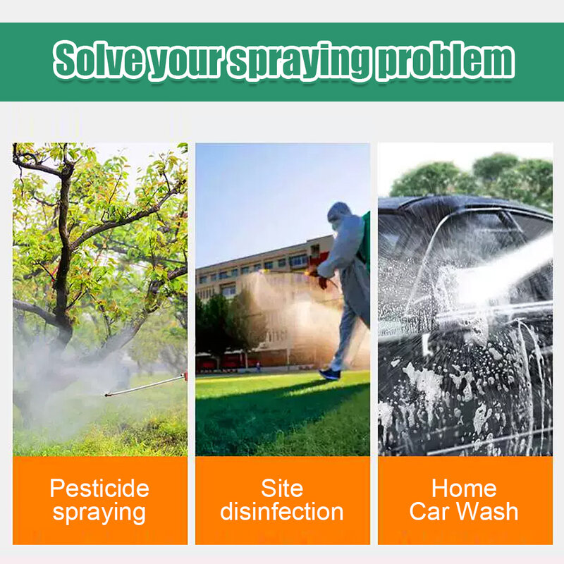 High pressure Pesticide Sprayer Nozzle Watering Adjustable Irrigation Air Vortex Nozzle Agricultural Gardening Pest Control