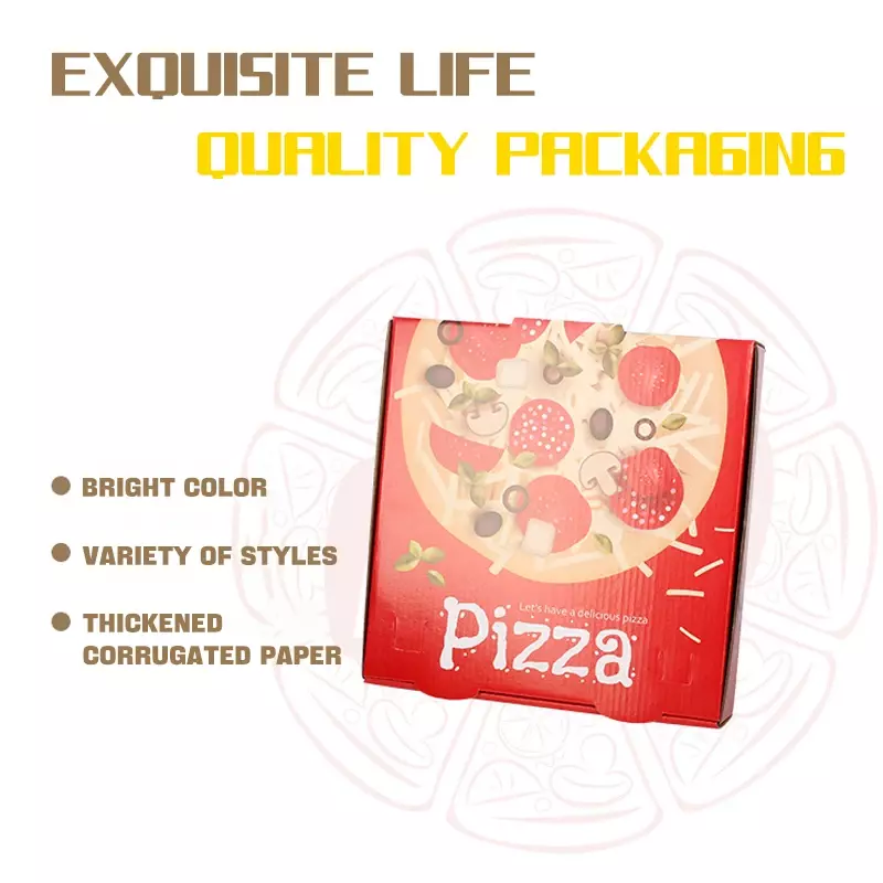 Caixa De Pizza, Caixa A Granel, Caixa De Pizza, Personalizado, Biodegradável, Preço De Fábrica, Alta Qualidade, Produto Personalizado