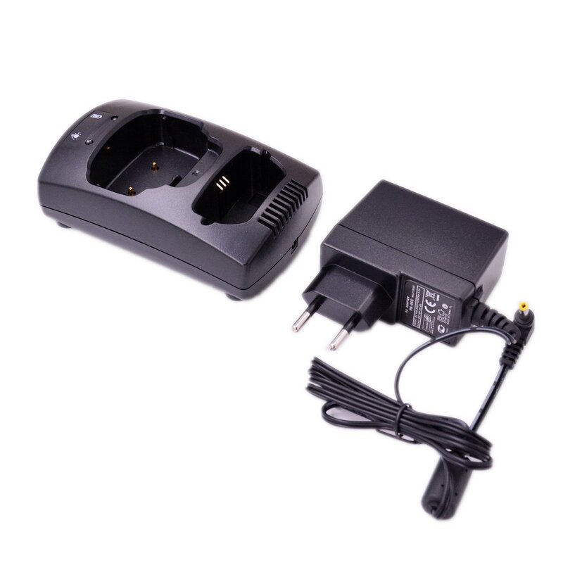 Desktop Charger Tray & AC Plug Adapter for Sepura Series STP8000 STP8100 STP8200 STP9000 Ham Two Way Radio Charge Parts
