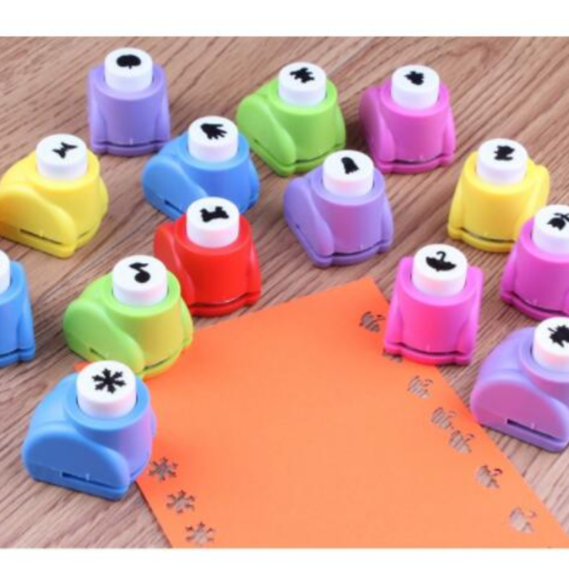 2Pc Kids Creative Embosser Toys materiali fatti a mano dispositivo di goffratura produzione di carte per bambini dispositivo di punzonatura per fiori giocattolo fai da te