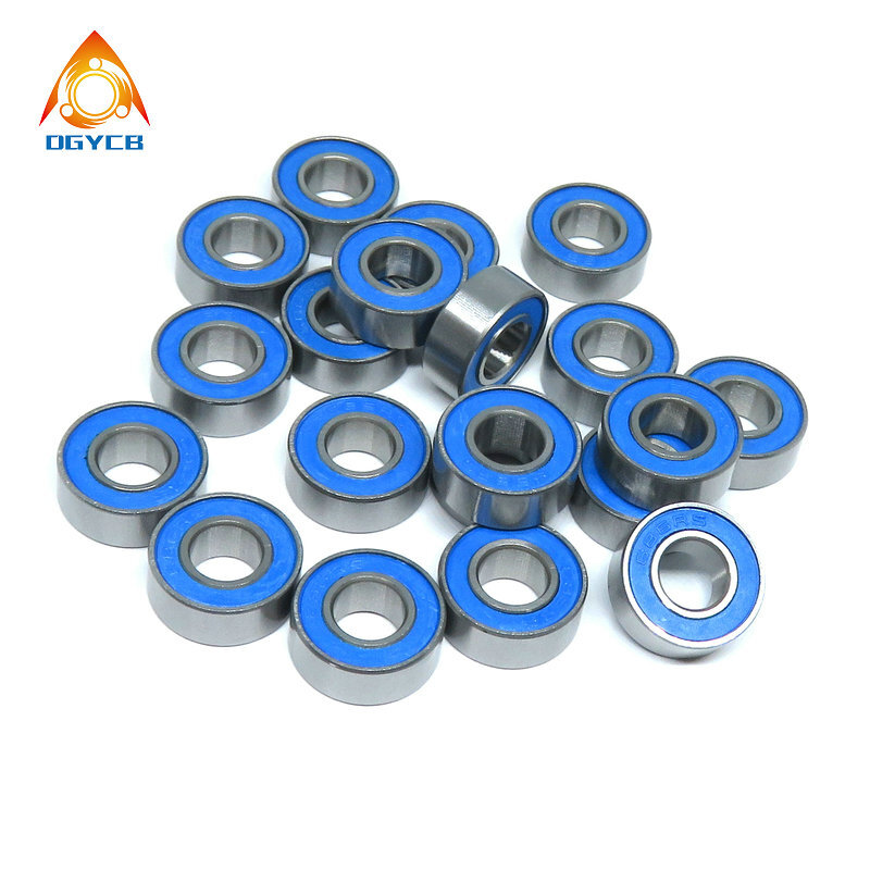 10pcs 695 2RS 5x13x4 Model Bearings 695RS Blue Rubber Seal RC Bearing 5*13*4 Miniature Ball Bearing ABEC3
