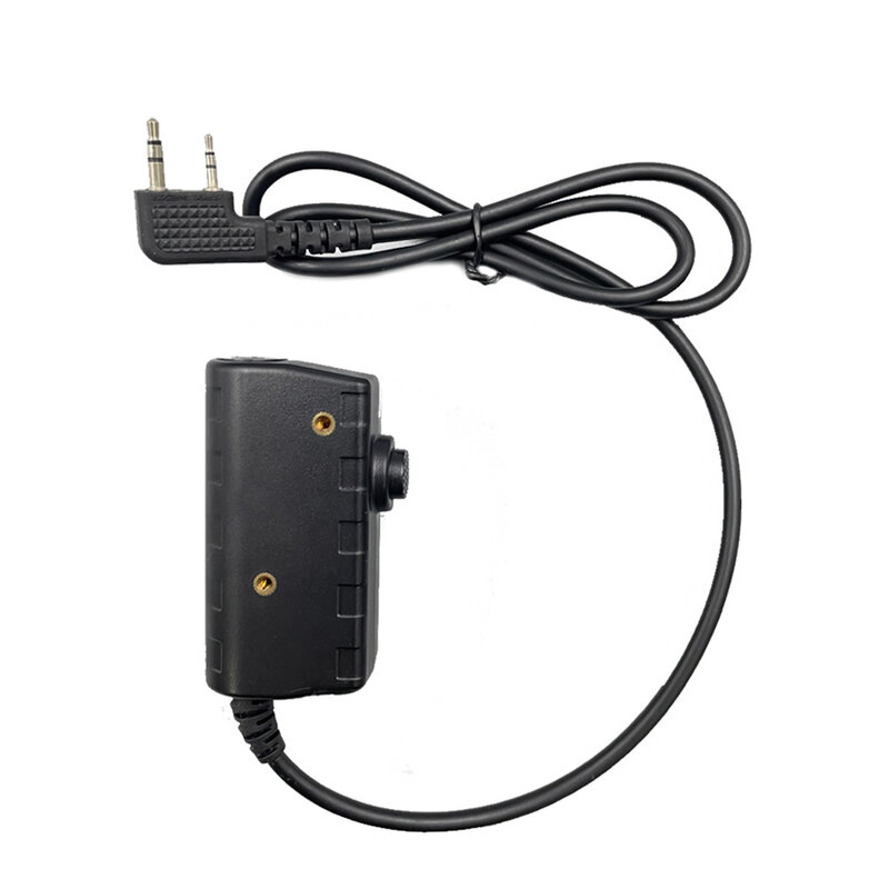 NOVO Tactical U94 PTT Cable Plug Adaptador Headset para Kenwood Baofeng UV-5R UV-5RE Plus BF-888S UV-6R H777 Walkie Talkie Ham Radio