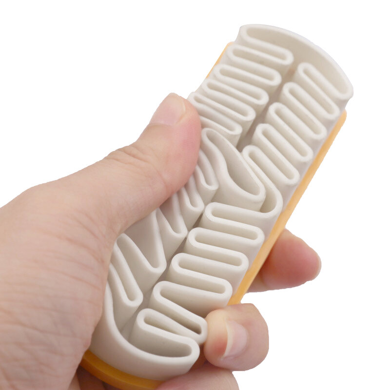 Leather Brush For Suede Boots Bags Scrubber Cleaner White Rubber Crepe Shoe Brush Household Necessary Tool