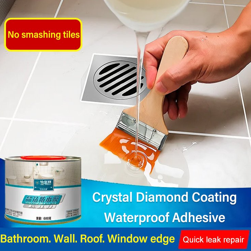 Водонепроницаемое покрытие для ванной комнаты, прозрачный водонепроницаемый клей, полиуретановое покрытие, для дома и улицы, водонепроницаемый клей для стен