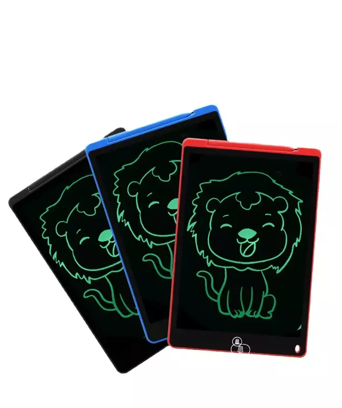 Tablet de desenho LCD para crianças, 4.4 ", 6.5", 8.5 ", 10", 12 ", Ferramentas de pintura, Placa de escrita eletrônica, Brinquedo educativo para crianças, menino