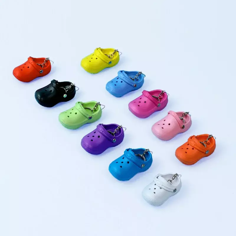 30 szt. Cute 3D Mini EVA plażowa dziurka mały brelok do butów Girl Gift dekoracja akcesoria do toreb pływający brelok