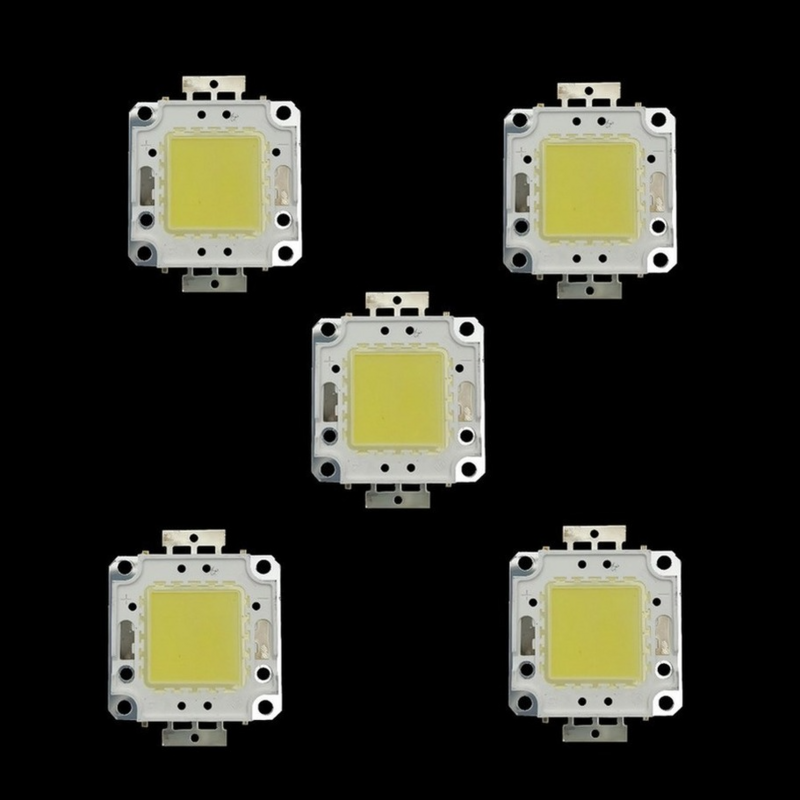 Cuentas de luz LED de 3 piezas, 10W, 20W, 30W, 50W, 100W, matriz de DC12V-36V, Chip de lámpara LED integrado SMD para proyector de bricolaje