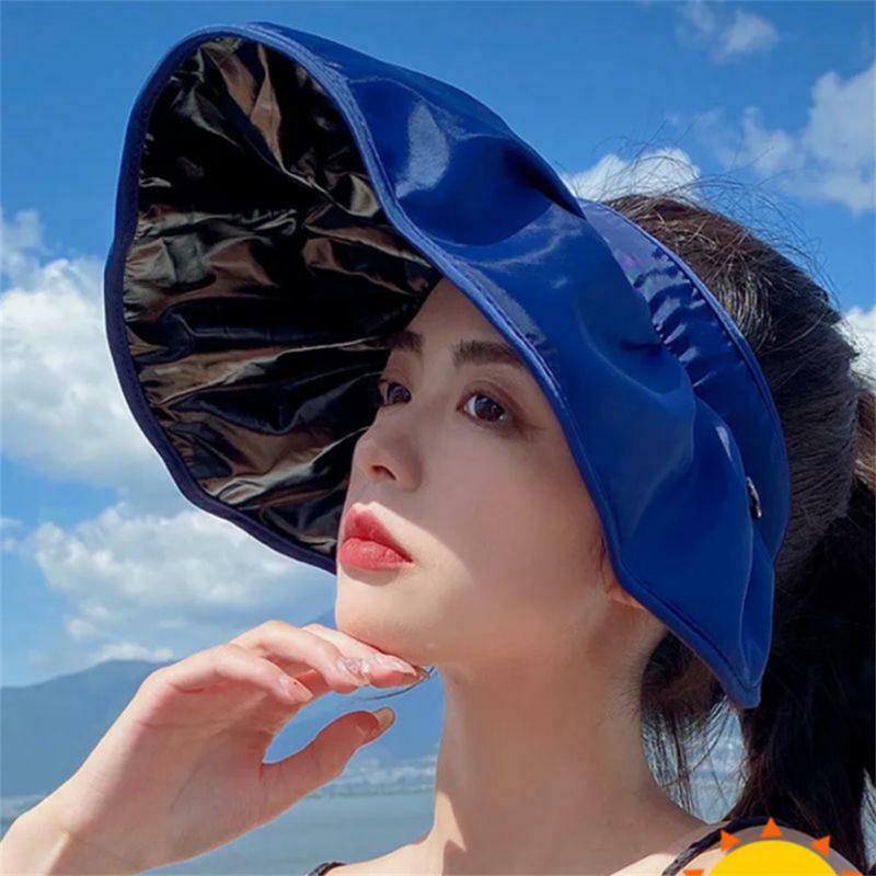 Sombrero de pescador de 1 a 4 piezas, accesorios para el cabello, diadema de doble uso, protección Uv, protector solar, sombrilla