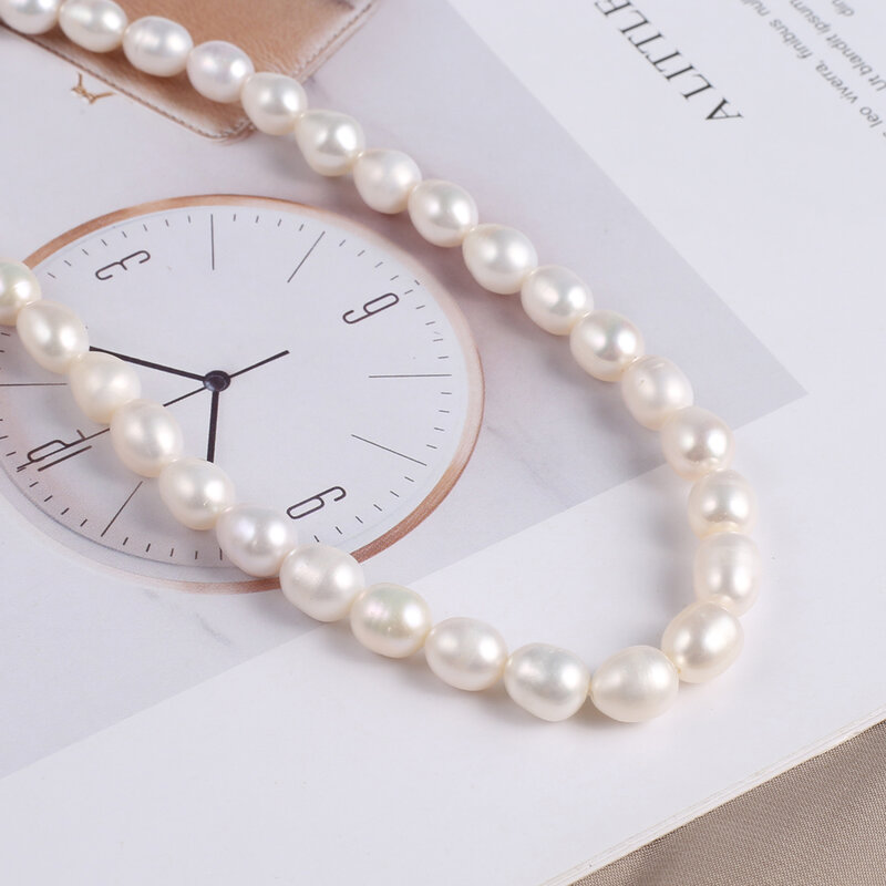 天然真珠のネックレス,絶妙な形,エレガントな外観,手作りのジュエリー,ブレスレット,長さ36cm