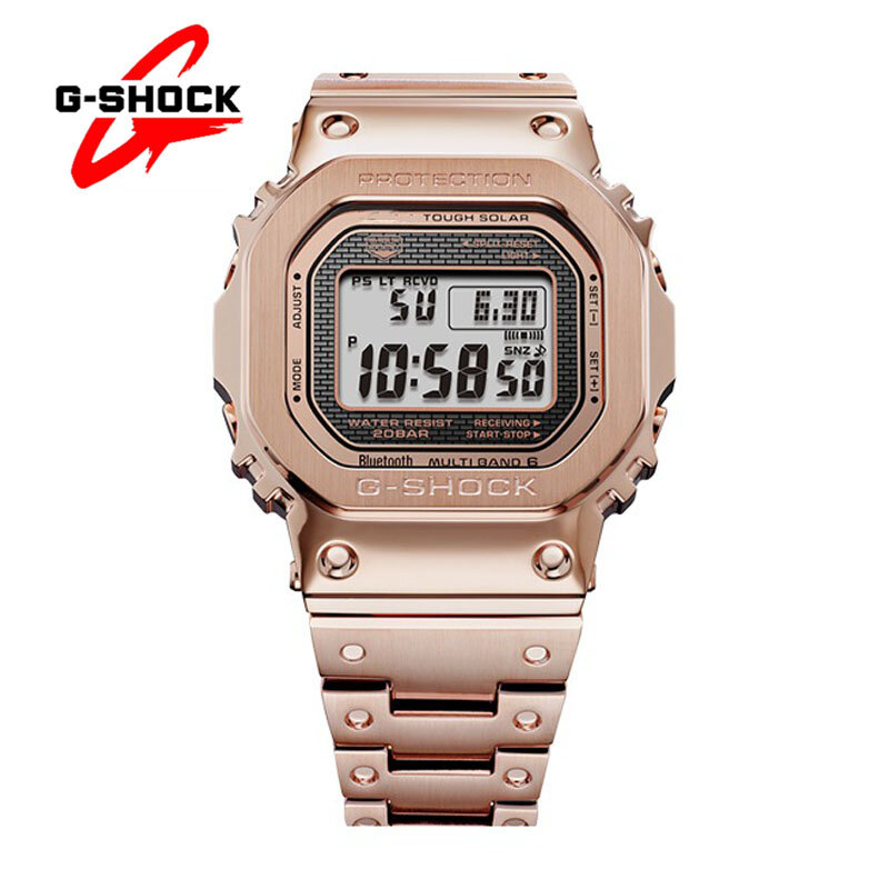 G-SHOCK GMW-B5000 montres pour hommes petit carré multi-fonction sports de plein air antichoc en acier inoxydable touristes affichage montre à quartz