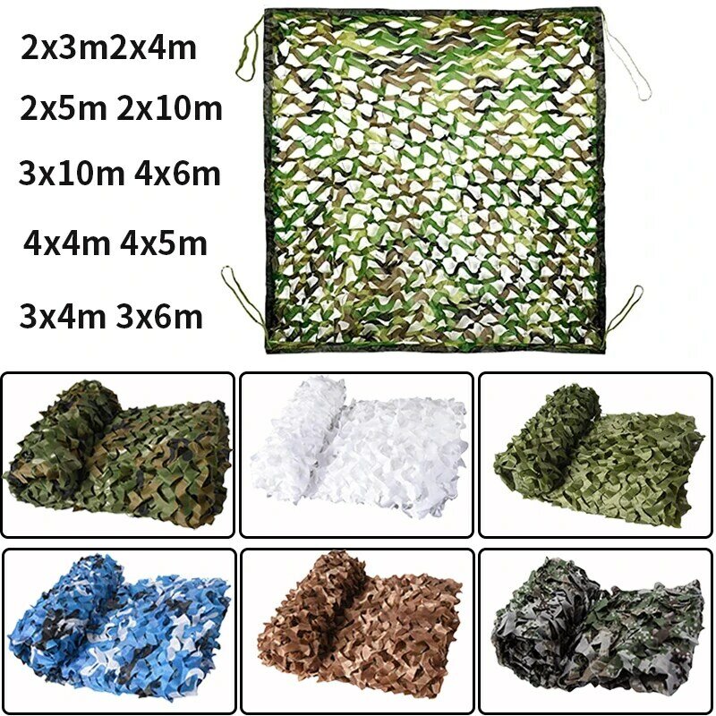 Military camouflage net hunting camouflage net camping car tent camouflage net white green digital desert jungle camouflage net