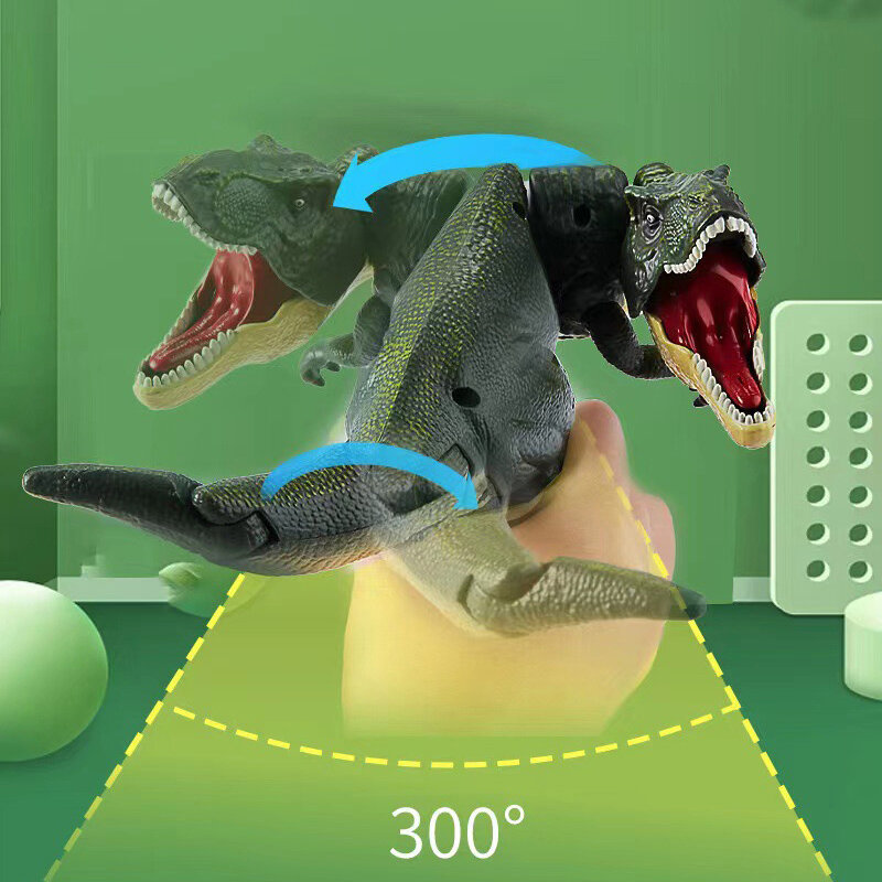 1 szt. Dziecięcy dinozaur zabawki dekompresyjny kreatywny teleskopowy wiosenny huśtawka dinozaur zabawki typu Fidget huśtawka Dino Model