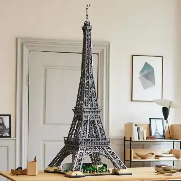 Nowość 2024 W magazynie 1.5M Wieża Eiffla 10307 10001 sztuk PARIS Architektura Model Zestaw klocków do budowy Zestaw zabawek dla dorosłych i dzieci Zestaw upominkowy