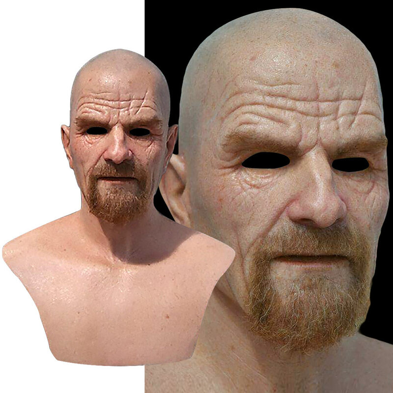 Movie Breaking Bad Halloween Latex Funny Mask Cosplay Costume Mask New Variety of Funny Headwear