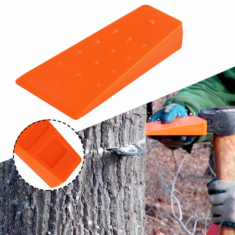 Cuñas de tala útiles prácticas, herramienta de suministro de servicio pesado, madera naranja, reemplazo profesional fiable, el más nuevo