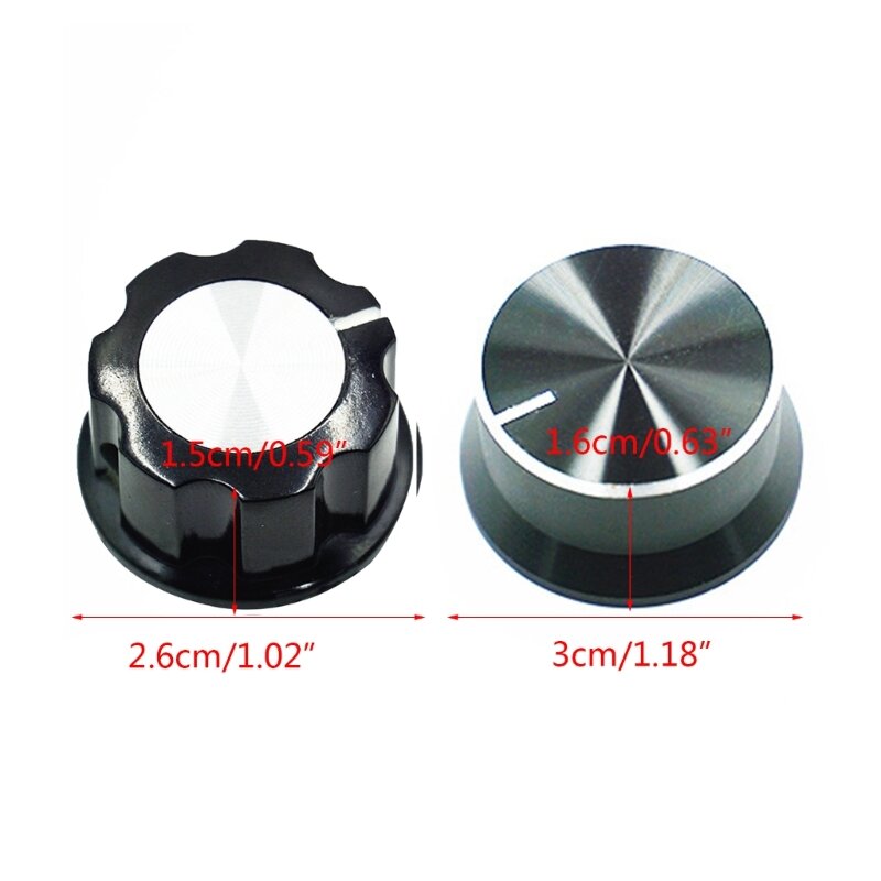 Rotary Control Potentiometer Knob Cap Adjustable Rotate Button Volume Control Knob Electronic Component Durable 20CC