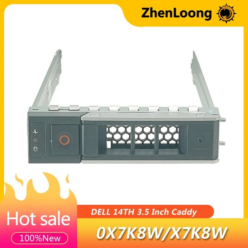 ZhenLoong-bandeja de disco duro X7K8W SAS/SATA 3,5 "LFF, soporte de Caddy para Dell Gen14, 14G, R540, R640, R740, R740xd, R940