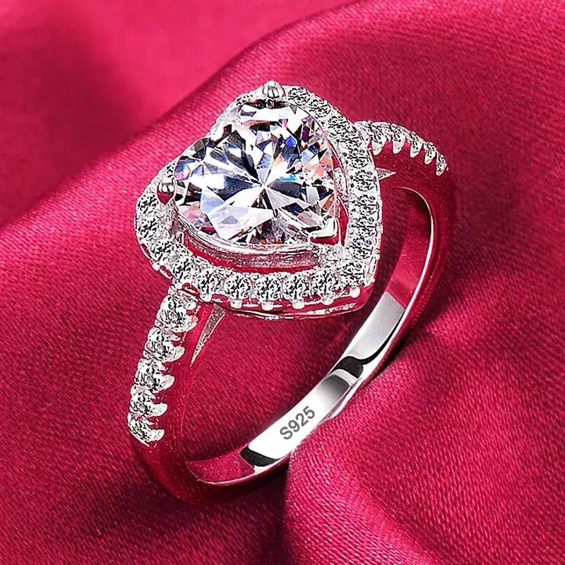แหวนเงินทิเบตดั้งเดิม100% ไม่เคยจางหายไปแหวนเซอร์โคเนียหินหรูหราสีขาวชุบทองสำหรับเป็นของขวัญสำหรับผู้หญิง