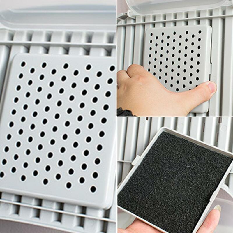 3pcs Pet Activated Carbon Filter Cotton High Adsorption Performance Filter For Cat Dog Kitten Litter Boxes Toilet Universal