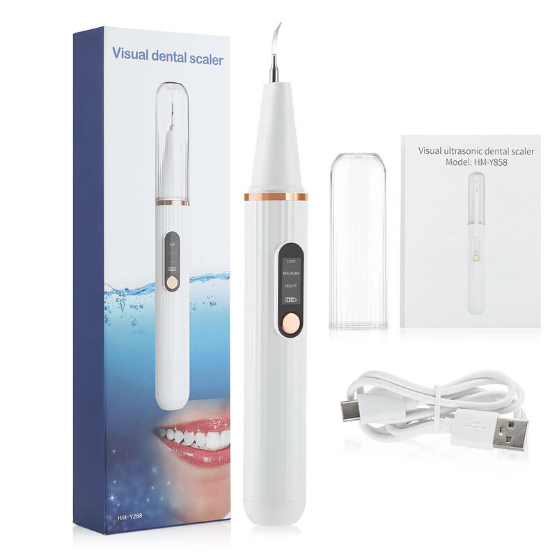 Visual Ultrasonic Dental Cleaner  Dental Stone Removal  Electric Dental Beauty Instrument  Tooth Removal  Whitening Instrument