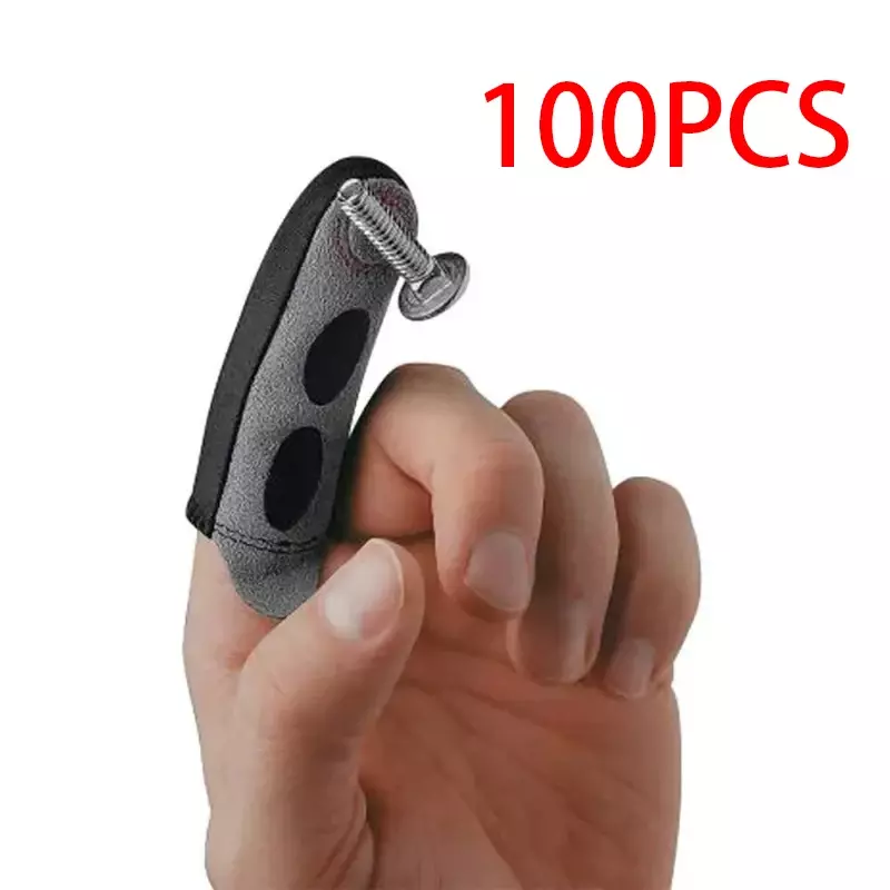 Guante de dedo con sujeción magnética, objeto de Metal ferroso con Control preciso, herramienta de recogida magnética para manchas apretadas, accesorios para herramientas