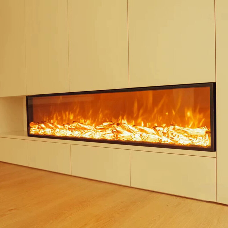 Custom Made Electric Fireplaces Wall Mount Power Saving Large Decorative Fireplace With 7 Kinds Of Flame Color