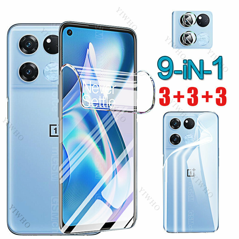 For OnePlus Ace Racing Clear Hydrogel Full Cover Soft Screen Protectors Film for One Plus Aceracing 6.59" Back Protective Safety