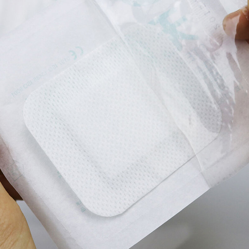 10 pezzi medicazione Sterile impermeabile cuscino traspirante adesivo in gesso adesivo emostasi ferita Kit di emergenza benda di pronto soccorso