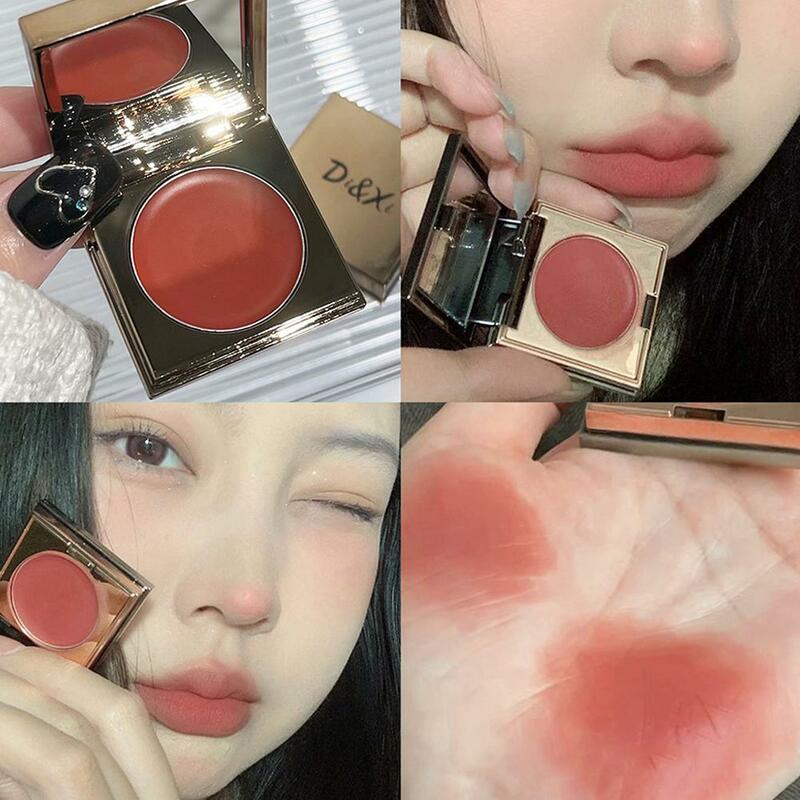 Rose Orange Soft Mist Blush, Paleta de Pó para Meninas, Maquiagem de Sombra Matte, Contour Natural Rouge, Face Peach, E3X7