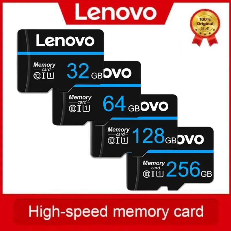 Lenovo-tarjeta de memoria Micro SD para teléfono móvil, tarjeta Flash TF de 2TB, UHS-I, 128GB, 32GB, 64GB, 256GB, 256GB, 1TB y 2TB