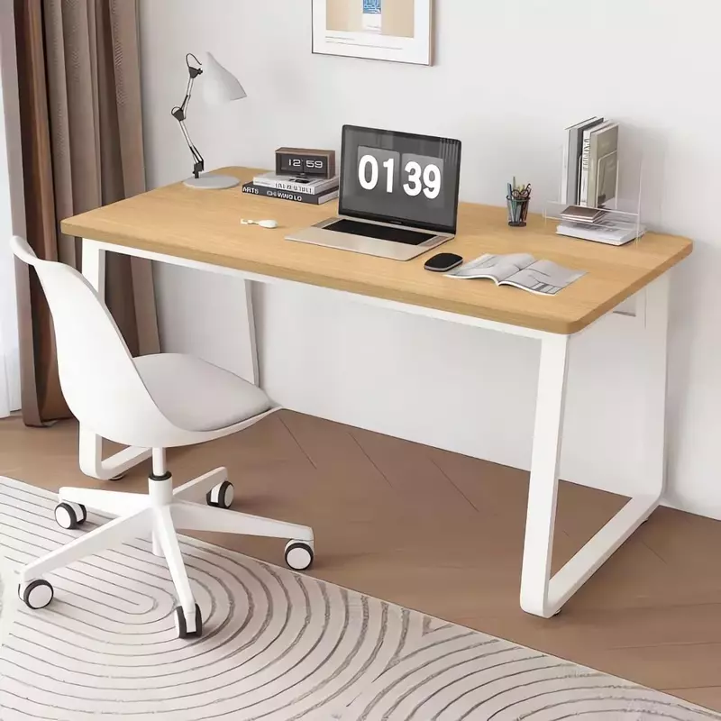Bureau d'ordinateur de 47.3 pouces, bureau d'écriture de bureau de style moderne et simple, table industrielle, table d'ordinateur portable robuste pour le bureau à domicile