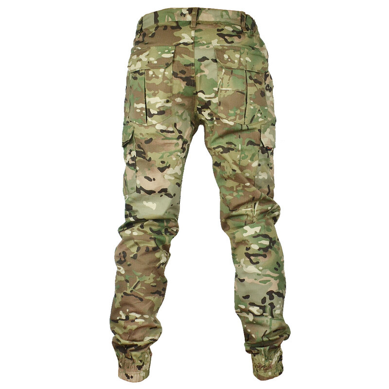 Mege กางเกงคาร์โก้ผู้ชายลายพรางยุทธวิธีเสื้อผ้าทำงานกลางแจ้งกางเกงทหารสำหรับเดินป่าล่าสัตว์ต่อสู้