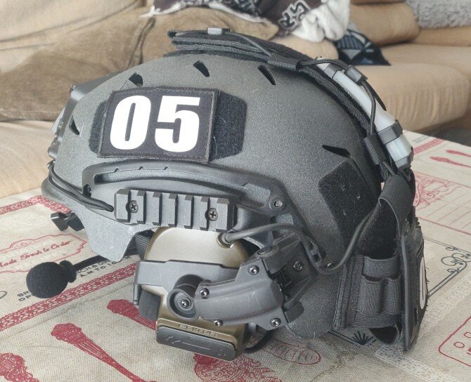 Рельсовый адаптер для шлема, совместимый с тактическими наушниками COMTAC II III
