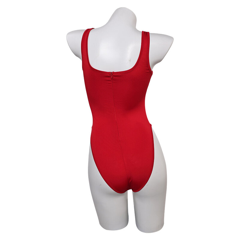Fantasy C.JParker Cosplay strój kąpielowy Baywatch kostium dla dorosłych kobiet letni kombinezon stroje kąpielowe stroje Halloween karnawałowy garnitur