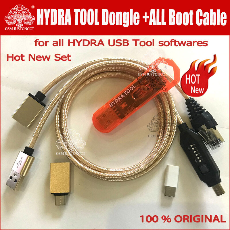 Originele nieuwe hydra tool dongle voor alle HYDRA Tool software + umf alle in een boot kabel (EENVOUDIG SCHAKELEN) & Micro
