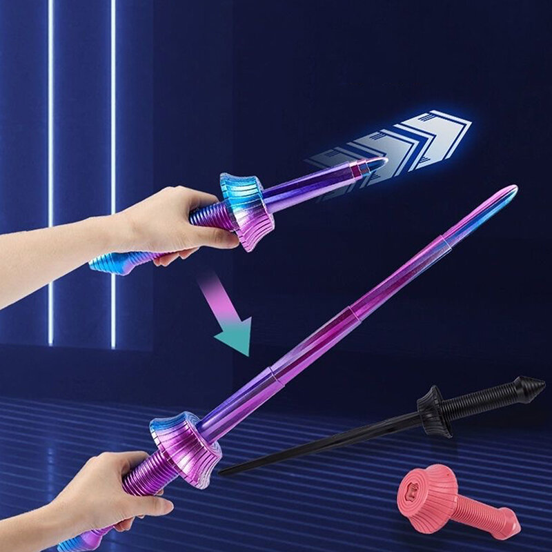 사무라이 검, 3D 중력 텔레스코픽 칼, 창의적인 감압 장난감, 어린이 선물