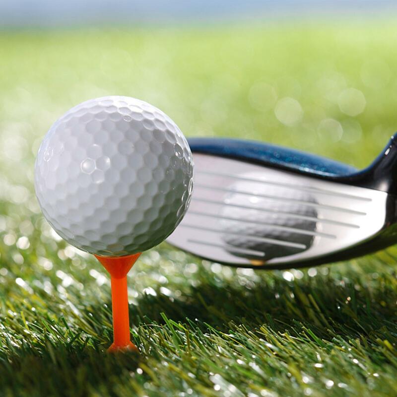 Camisetas de Golf de plástico de Copa grande, mejora de 50 piezas, irrompible, 83mm, Reduce la fricción, Polo de giro lateral para práctica de Golf O4P9