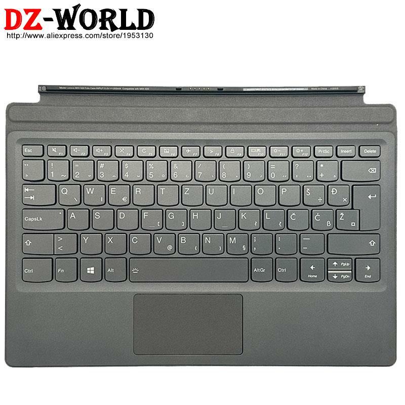 CZ SI IT KR Portable Mini Base Folio Case Backlit Keyboard for Lenovo Miix 520 -12IKB Tablet 5N20N88613 5N20N88589 5N20N88531