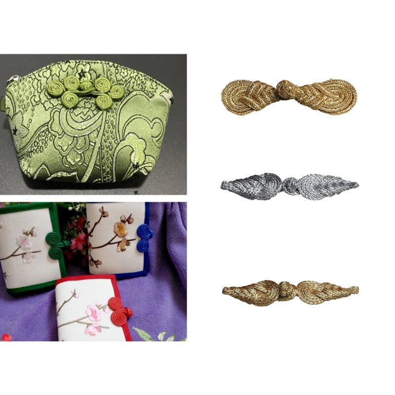 Bouton traditionnel chinois, couture boutons décoratifs, embellissement Cheongsam