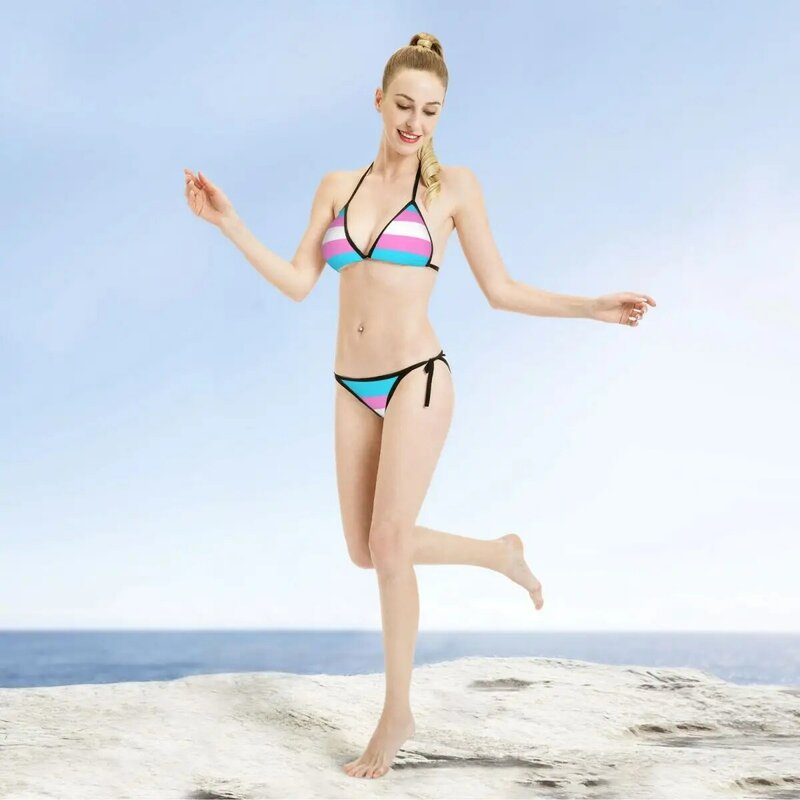 여름 섹시한 비키니 여성 수영복 LGBT 등이없는 수영복, 브라질 비키니 Biquini