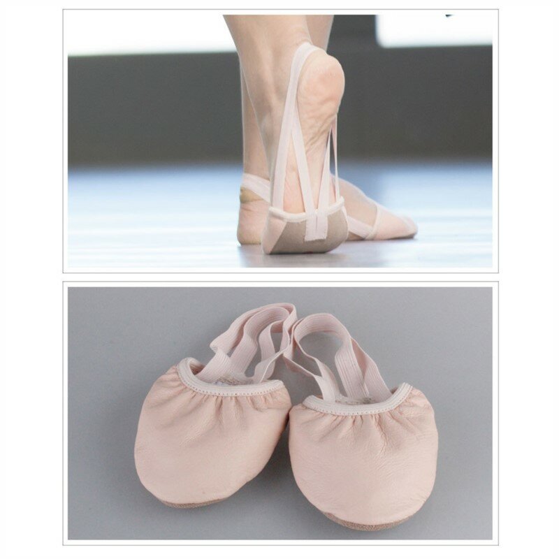 Sandal wanita Eclipse, sepatu balet, sandal kaki latihan dansa, Pelindung jari kaki dewasa ukuran 33-42, overshoes kaki setengah