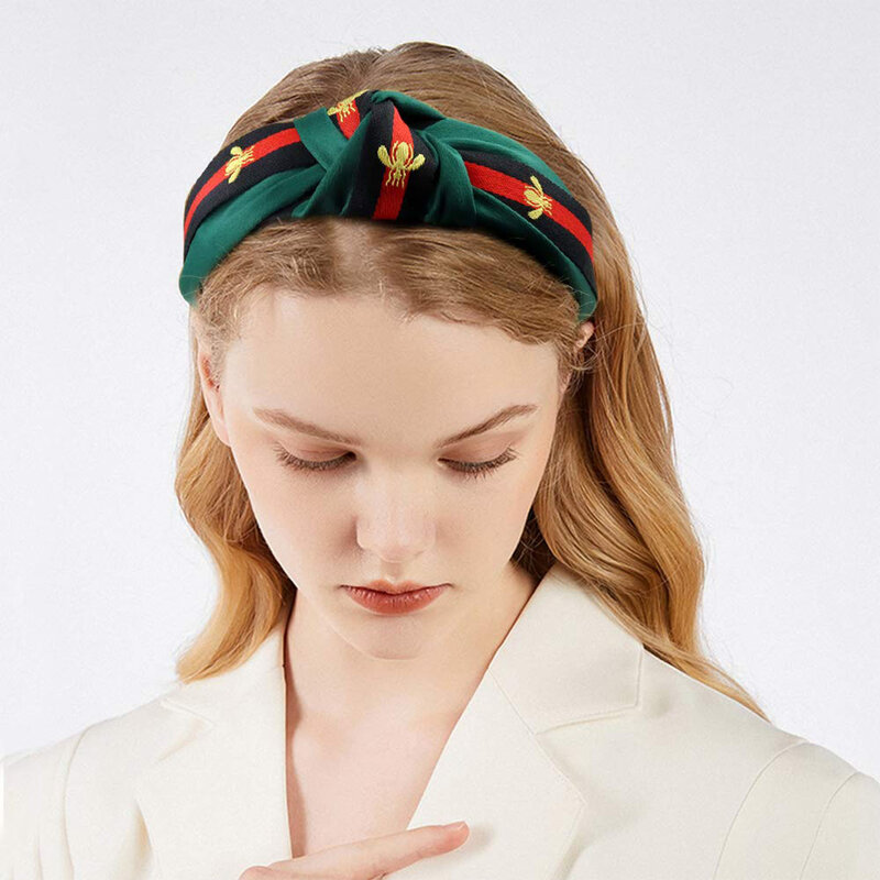 1 Stück geknotete Turban Stirnbänder für Frauen breite Boho Diademas Para Mujer Frauen Stirnbänder Frauen Haarknoten Geschenk