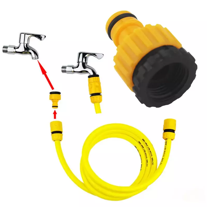 Connecteur de tuyau de jardin ABS, 1/2, 3/4, 1 pouce, raccord rapide, adaptateur de joint, ensemble d'extension pour tube de tuyau