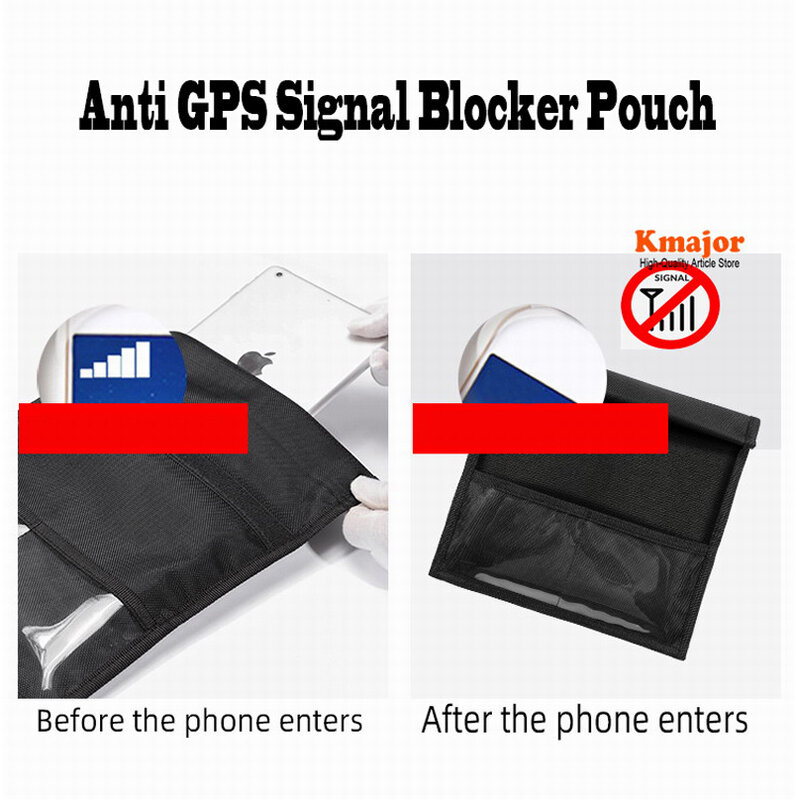 Bloqueador anti-roubo do sinal do telefone móvel, Notebook Faraday Bag, Saco de Rfid Faraday, Caso chave do carro