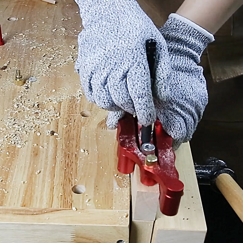 ALLSOME 6/8/10mm Self-Centering Woodworking Dowelingเจาะคู่มือไม้DowelเจาะLOCATORเครื่องมือชุดสำหรับช่างไม้