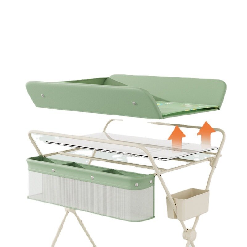 Многофункциональный Детский стол для пеленок, массажный стол для ухода за ребенком, складной стол большой емкости для новорожденных, стол для пеленания